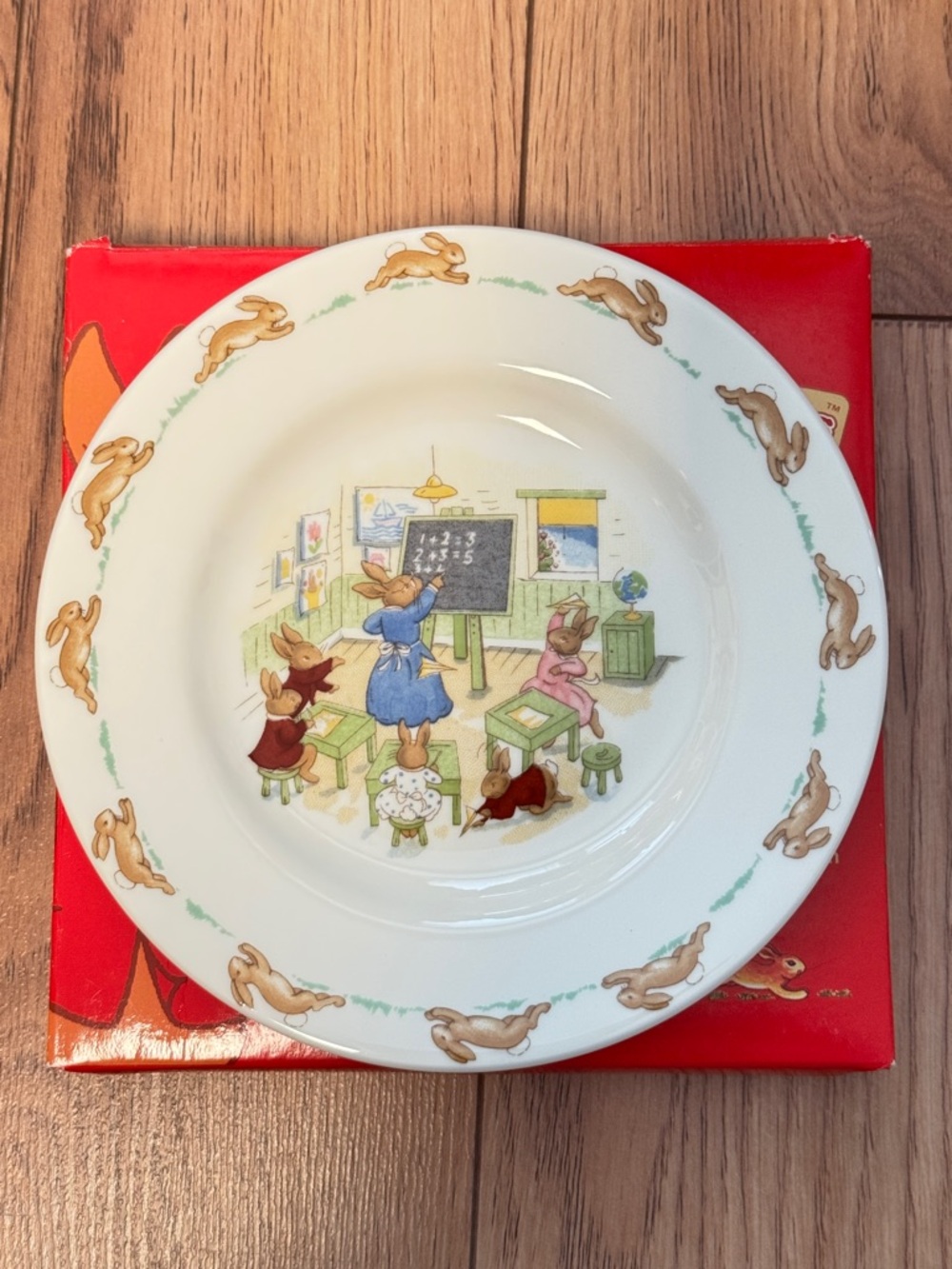 Brand new in box Bunnykins by Royal Doulton Plate
